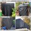 Druuzyl IBC Tank Abdeckung 1000L mit Reißverschluss - UV-Schutzplane 120x100x116cm - Passend für IBC Container & Regentonnen - Wasserdichte Schutzfolie mit Belüftung - Inkl. Befestigungsbändern