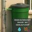 SAREI Regenwassersammler aus Zink, DN 87, Regenwasser nutzen, einfache Montage in Fallrohr, direkt Wasser sammeln, Nennweite 87 mm