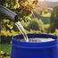 Garronda 220 Liter Regentonne mit Deckel Weithalsfass aus HDPE Regenfass für Garten Fass 220l Regenwassertonne Futtertonne Wasserbehälter Universalfass Wasserfass Regentonnen Wassertank GD-0078, Blau