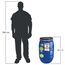 plasteo® 120 Liter Weithalsfass mit Deckel und Spannring Futtertonne Kunststofffass Universalfass Deckelfass Lebensmittelecht Wasserfass Regentonne Lagerfass | Stabile Griffmulden | Blau