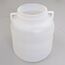 plasteo 30 Liter Weithalsfass Kunststofffass mit Deckel und Henkel Lebensmittelecht BPA-frei Universalfass Lagerfass