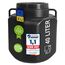 plasteo® 40 Liter Weithalsfass mit Deckel und Griffen Eckig Schwarz Lebensmittelecht und BPA-Frei, Futtertonne Kunststofffass Universalfass Deckelfass Wasserfass Regentonne Lagerfass