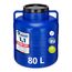 Garronda 80 Liter BPA-freies Fass und Futtertonne, Weithalsfass, Wassertank und Behälter mit Deckel für Sauerkraut sowie Surfass Pökelfass für Fleisch GD-0087, Blau