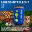 plasteo® 120 Liter Weithalsfass mit Deckel und Spannring Futtertonne Kunststofffass Universalfass Deckelfass Lebensmittelecht Wasserfass Regentonne Lagerfass | Stabile Griffmulden | Blau