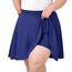TRIWORKS Elegante Blau Rock Große Größen Damen Mädchen Basic Casual Mini Sommer Kurz Skater Stretchy Rock mit Hose A-Linie Versatile Elastische Minirock Tennisrock 5XL