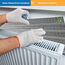 Dripex Isolierfolie Dämmfolie 1.0x15m, Doppelte Alu-Luftpolsterfolie 3-4mm, Heizkörper Reflexionsfolie für Dächer Fenster Rohre Böden (15㎡)