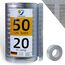 CCLIFE Isolierfolie Thermofolie Alu Dämmfolie 3-4mm Heizkörper Reflexionsfolie für Dächer Fenster Rohre Böden,0.5x20m-10㎡