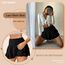 Neteson Minirock Damen Sexy Kurz Faltenrock mit Hose Mini Rock Sommer Spitze A-Linie Ruffle Skirt Y2k Plisseerock Rüschen Frauen Kurzer Röcke Fairycore Streetwear