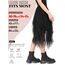 Tüllrock Damen Lang 80CM Elastische Tüll Rock Unregelmäßiges Netz Täglich, Abschlussball, Party(Taillenumfang: 60-78cm, Schwarz)