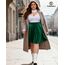 TRIWORKS Elegante cordrock Damen grün Cord Rock Nicht mit integrierten Shorts Große Größen Basic Mini Skater Rock A-Linie Versatile Elastische Minirock 4XL