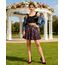 Dressever Damen Basic Vielseitige Dehnbaren Informell Casual Mini Hohe Taille A-Linie Tennisrock Tanzrock Red Plaid Medium