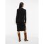 Vila Damen Viril Crew Neck L/S Midi Dress - Noos Kleid, Schwarz, L EU