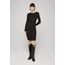 Urban Classics Damen Kleid Ladies Rib Dress, Mini, Gr. 40 (Herstellergröße: L), Schwarz (Black 7)