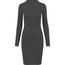 Urban Classics Damen Kleid Ladies Rib Dress, Mini, Gr. 40 (Herstellergröße: L), Schwarz (Black 7)