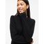 Vila Damen Viril Crew Neck L/S Midi Dress - Noos Kleid, Schwarz, L EU