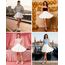 Dressever Damen Basic Vielseitige Dehnbaren Informell Casual Mini Hohe Taille A-Linie Tennisrock Tanzrock Weiß Large