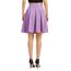 Damen Elegante Elastische Taille Ausgestellte A-Linie Midi Rock Basic Uniform Plissee Skater Röcke(L, Lila)