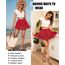 Avidlove Rock Damen Minirock Sexy Faltenrock Kurz Skirt Festival Outfit Rave Kleid Tüllrock Sommer Plisseerock Rot XL