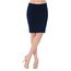 Van Der Rich ® - Kurzer, Enger Rock Gummizug in der Taille - Damen (Marine, L-XL)