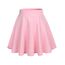 DRESSTELLS Rock Damen Kurz Skater Rock A-Linie Hohe Taille Minirock Silvesteroutfit Anime Faltenrock Karneval Tennis Rock Pink XL