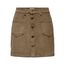 ONLY Mini Cord Rock Kurzer High Waist Skirt mit Knopfleiste und Fronttaschen ONLAMAZING, Farben:Dunkelbraun,Größe Damen:M