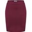 Van Der Rich ® - Kurzer, Enger Rock Gummizug in der Taille - Damen (Bordeaux, L-XL)