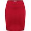 Van Der Rich ® - Kurzer, Enger Rock Gummizug in der Taille - Damen (Rot, S-M)