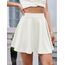 DRESSTELLS Rock Damen Weiß Kurz Skater Rock A-Linie Hohe Taille Minirock Silvesteroutfit Anime Faltenrock Karneval Tennis Rock White L