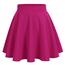 DRESSTELLS Rock Damen Kurz Skater Rock A-Linie Hohe Taille Minirock Silvesteroutfit Anime Faltenrock Karneval Tennis Rock Fuschia XL