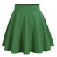 DRESSTELLS Rock Damen Grün Kurz Skater Rock A-Linie Hohe Taille Minirock Silvesteroutfit Anime Faltenrock Karneval Tennis Rock Green XL