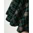 DJT Damen Mädchen Basic Solid Dehnbaren Informell Mini Skater Rock mit Shorts Grün Plaid XX-Large