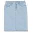 Amazon Essentials Damen Klassischer 5-Taschen-Jeansrock mit Stretchanteil, 60,3cm Länge (Erhältlich in Übergröße), Helle Waschung, 44