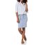 Amazon Essentials Damen Klassischer 5-Taschen-Jeansrock mit Stretchanteil, 60,3cm Länge (Erhältlich in Übergröße), Helle Waschung, 46