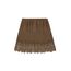 Girstunm Women's Shirt Extender for Women Adjustable Layered Fake Top Lower Sweep Shirt Half Length Mini Skirt for Girls Braun Lace M