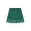 Girstunm Women's Shirt Extender for Women Adjustable Layered Fake Top Lower Sweep Shirt Half Length Mini Skirt for Girls Grün Lace S