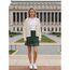 Girstunm Women's Shirt Extender for Women Adjustable Layered Fake Top Lower Sweep Shirt Half Length Mini Skirt for Girls Grün Lace M