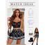 Avidlove Damen Kurz Rock Karneval Kostüm Sexy Skirt Basic Faltenrock Kariert Kleid Rave Outfit Hohe Taille Plisseerock Tennis Sportrock Party Minirock Elastisch Schule A-Linie Schwarz-Weiß-Plaid M