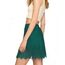 Girstunm Women's Shirt Extender for Women Adjustable Layered Fake Top Lower Sweep Shirt Half Length Mini Skirt for Girls Grün Lace L