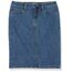 Amazon Essentials Damen Klassischer 5-Taschen-Jeansrock mit Stretchanteil, 60,3cm Länge (Erhältlich in Übergröße), Mittlere Waschung, 66 Große Größe