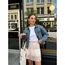 Girstunm Women's Shirt Extender for Women Adjustable Layered Fake Top Lower Sweep Shirt Half Length Mini Skirt for Girls Nude Lace L