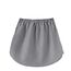 Girstunm Women's Shirt Extender for Women Adjustable Layered Fake Top Lower Sweep Shirt Half Length Mini Skirt for Girls Schwarz Stripe 3XL