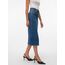 VERO MODA Female Jeansrock VMVERI Hohe Taille Langer Rock