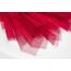 Damen Rock Tüll Unregelmäßig Unterrock Lagenrock Ballett Tutu Abschlussball Party Faltenkleid A-Linie Midirock High Waisted Rock (Rot, Einheitsgröße)