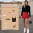 Neteson Minirock Damen Sexy Kurz Faltenrock mit Hose Mini Rock Sommer Spitze A-Linie Ruffle Skirt Y2k Plisseerock Rüschen Frauen Kurzer Röcke Fairycore Streetwear