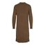 Vila Damen Viril Crew Neck L/S Midi Dress - Noos Kleid, Crocodile, XXL EU
