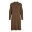 Vila Damen Viril Crew Neck L/S Midi Dress - Noos Kleid, Crocodile, XL EU