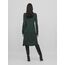 Vila Damen Viril Crew Neck L/S Midi Dress - Noos Kleid, Pineneedle, XXL EU