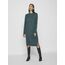 Viril Crew Neck L/S Midi Dress - Noos
