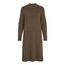 Vila Damen Viril Crew Neck L/S Midi Dress - Noos Kleid, Crocodile, XL EU