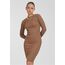 Urban Classics Damen Kleid, Baumwolle, Darkkhaki, L